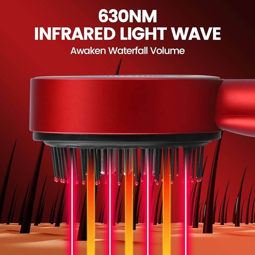Scalp Massager With Red Light. - Orhan Tech Store